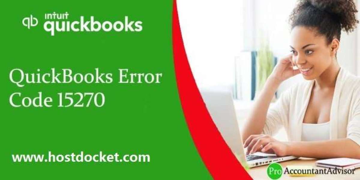 How to Fix QuickBooks Error Code 15270?