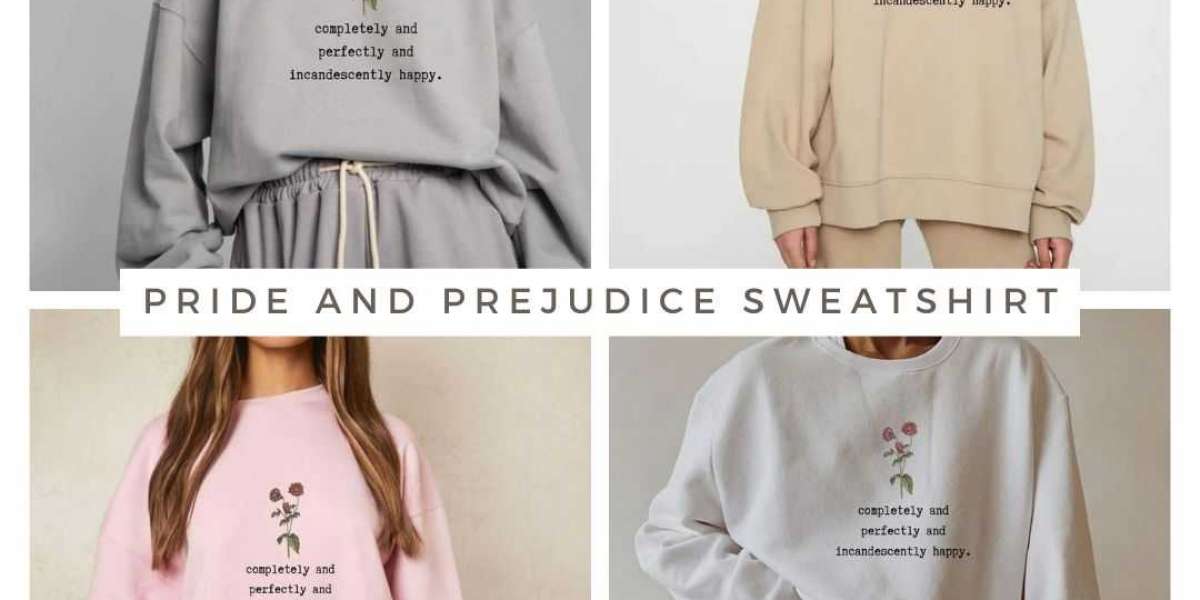 Pride And Prejudice Sweatshirt - Jane Austen Inspired Quote Sweatshirt